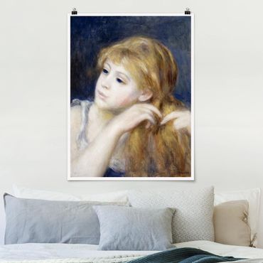 Plakat - Auguste Renoir - Głowa dziewczynki