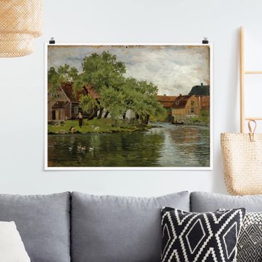 Plakat - Edvard Munch - Rzeka Akerselven