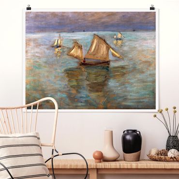Plakat - Claude Monet - Łodzie rybackie
