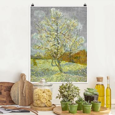Plakat - Vincent van Gogh - Różowe drzewo brzoskwiniowe