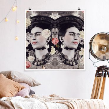 Plakat - Frida Kahlo - Powódź kwiatów