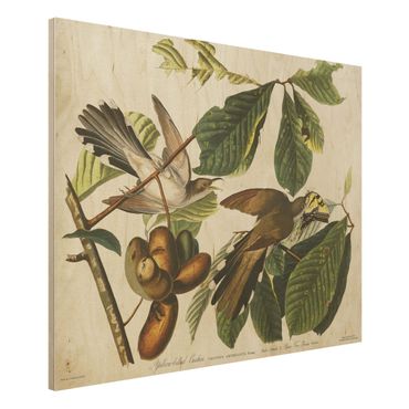 Obraz z drewna - Tablica edukacyjna w stylu vintage Kukułka II