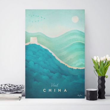 Obraz na płótnie - Plakat podróżniczy - Chiny