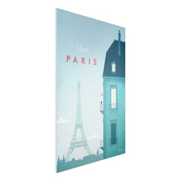 Obraz Forex - Plakat podróżniczy - Paryż