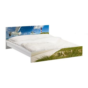 Okleina meblowa IKEA - Malm łóżko 180x200cm - Bryza wydmowa
