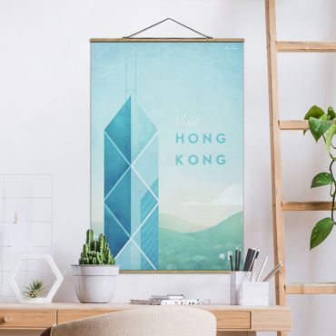 Plakat z wieszakiem - Plakat podróżniczy - Hongkong