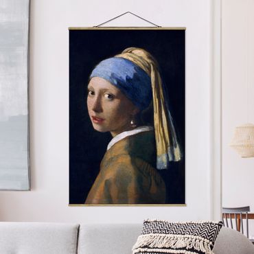 Plakat z wieszakiem - Jan Vermeer van Delft - Dziewczyna z perłowymi kolczykami