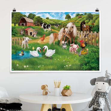 Plakat - Zwierzęta w gospodarstwie