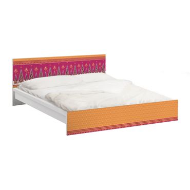 Okleina meblowa IKEA - Malm łóżko 140x200cm - Letnie sari