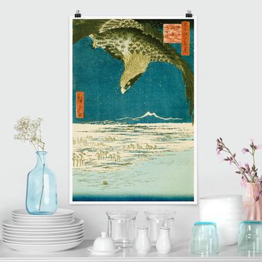 Plakat - Utagawa Hiroshige - Sto tysięcy równin Subo