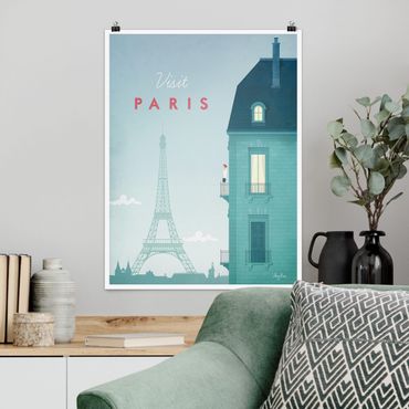 Plakat - Plakat podróżniczy - Paryż