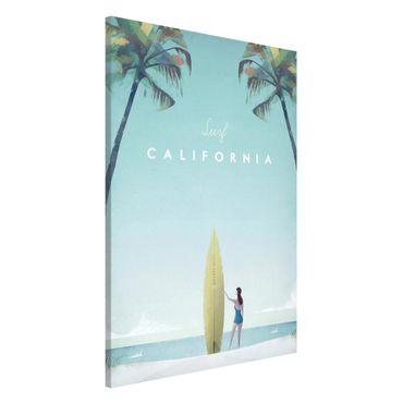Tablica magnetyczna - Plakat podróżniczy - Kalifornia