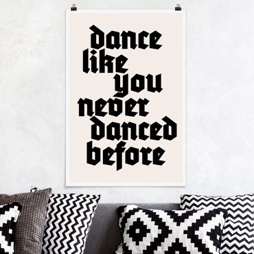 Plakat - Tańcz jak nigdy dotąd