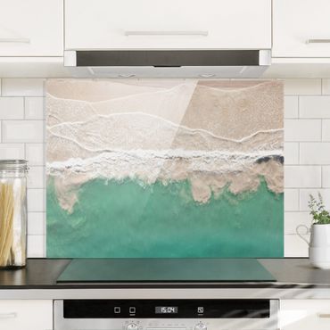 Panel szklany do kuchni - Morze