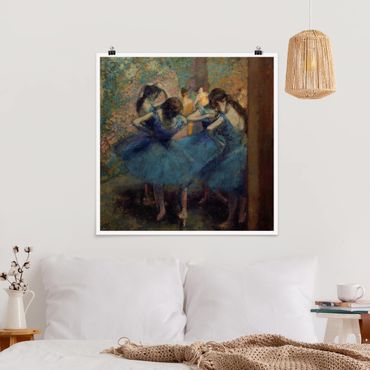 Plakat - Edgar Degas - Niebieskie tancerki