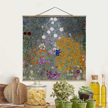 Plakat z wieszakiem - Gustav Klimt - Ogród chłopski