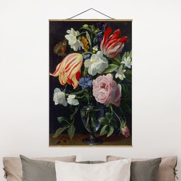 Plakat z wieszakiem - Daniel Seghers - Wazon z kwiatami