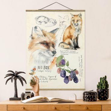 Plakat z wieszakiem - Dziennik Dzikiej Przyrody - Fox