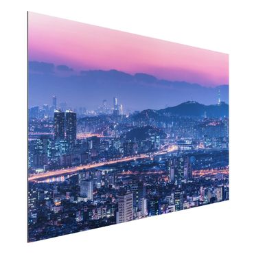 Obraz Alu-Dibond - Skyline of Seoul