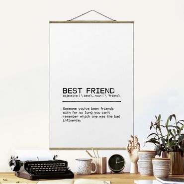 Plakat z wieszakiem - Definicja najlepszego przyjaciela
