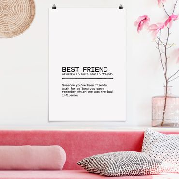 Plakat - Definicja najlepszego przyjaciela