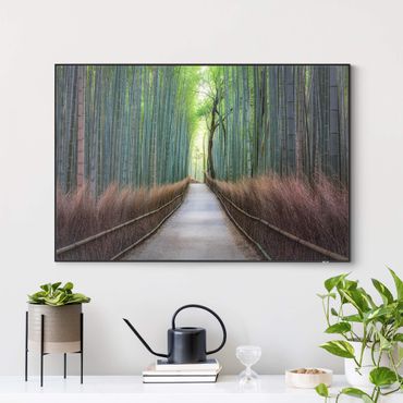 Wymienny obraz - Ścieżka przez bambus