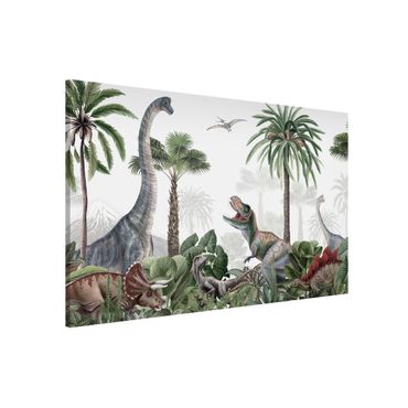 Tablica magnetyczna - Dinozaury-giganty w dżungli