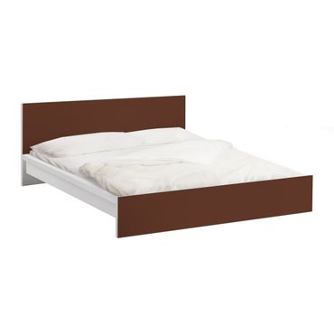 Okleina meblowa IKEA - Malm łóżko 160x200cm - Kolor czekolady