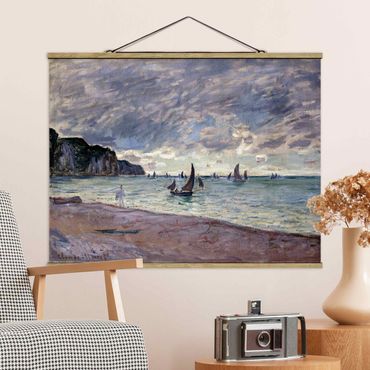 Plakat z wieszakiem - Claude Monet - Wybrzeże Pourville
