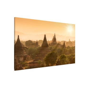 Tablica magnetyczna - Zachód słońca nad Baganem