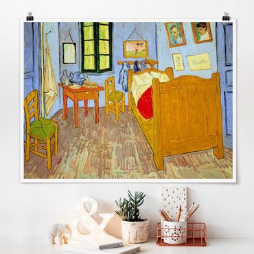 Plakat - Vincent van Gogh - Sypialnia w Arles