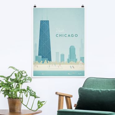 Plakat - Plakat podróżniczy - Chicago