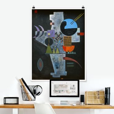 Plakat - Wassily Kandinsky - Kształt krzyża