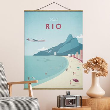 Plakat z wieszakiem - Plakat podróżniczy - Rio de Janeiro