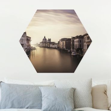Obraz heksagonalny z Forex - Atmosfera wieczoru w Wenecji