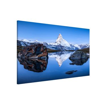 Tablica magnetyczna - Jezioro Stelli przed Matterhornem