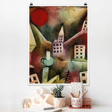 Plakat - Paul Klee - Zniszczona wioska
