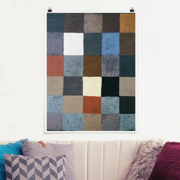 Plakat - Paul Klee - płytka kolorowa