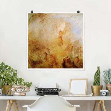 Plakat - William Turner - Anioły przed słońcem