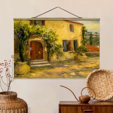 Plakat z wieszakiem - Krajobraz włoski - Toskania