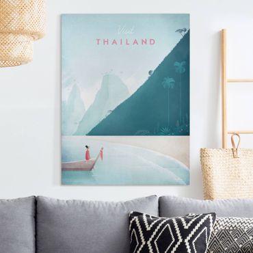 Obraz na płótnie - Plakat podróżniczy - Tajlandia
