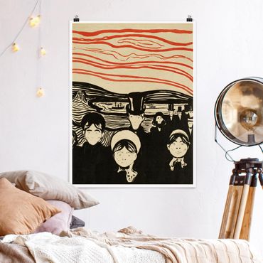 Plakat - Edvard Munch - Uczucie niepokoju