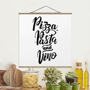 Plakat z wieszakiem - Pizza Pasta i Vino