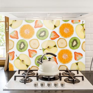 Panel szklany do kuchni - Mieszanka owoców kolorowych