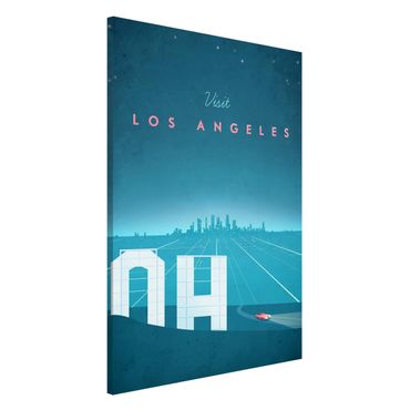 Tablica magnetyczna - Plakat podróżniczy - Los Angeles