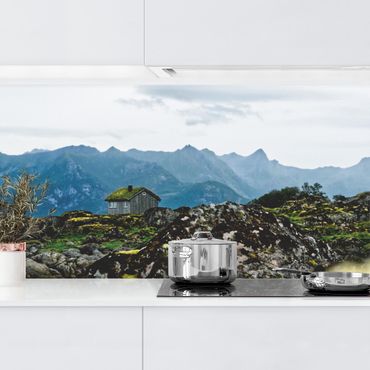 Panel ścienny do kuchni - Domek jednoosobowy w Norwegii