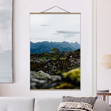 Plakat z wieszakiem - Domek jednoosobowy w Norwegii