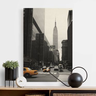 Obraz na naturalnym płótnie - Empire State Building