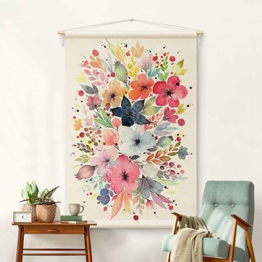 Makatka - Esther Meinl - Colourful Watercolour Flowers