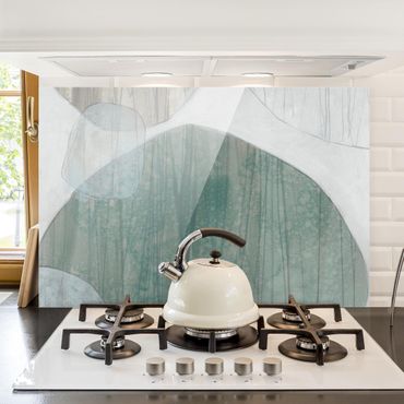 Panel szklany do kuchni - Kamienie jadeitu I
